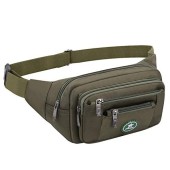 Ariineer waterproof bum bag, olive, 5 pockets
