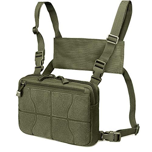WYNEX Recon Kit Bag Tactical Chest Pack, Army Green