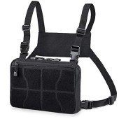 WYNEX Recon Kit Bag Tactical Chest Pack, Black
