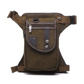 Xieben canvas drop leg bag, coffee