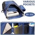 Yoolly Lightweight Foldable Backpack, Waterproof Packable Hiking Rucksack, Dark Blue