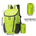 Yoolly Lightweight Foldable Waterproof Backpack, Green