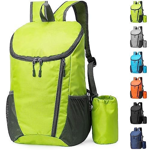 Yoolly Lightweight Foldable Waterproof Backpack, Green