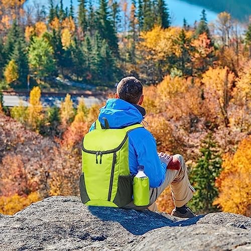 Yoolly Lightweight Foldable Waterproof Backpack, Green-6