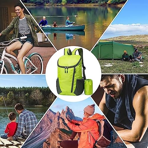 Yoolly Lightweight Foldable Waterproof Backpack, Green-7