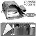 Yoolly Lightweight Foldable Waterproof Backpack, Grey