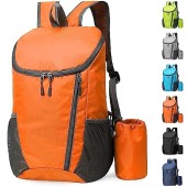 Yoolly Lightweight Foldable Waterproof Backpack, Orange