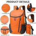 Yoolly Lightweight Foldable Waterproof Backpack, Orange