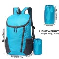 Yoolly Lightweight Foldable Waterproof Backpack, Blue