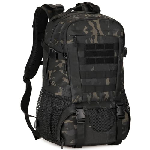 YuanWen Tactical 40L Hiking Backpack, Camouflage