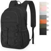 ZOMFELT Small Hiking Backpack 20L Lightweight Foldable Rucksack, Black, Size L
