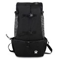 Woolala Black S Dog Carrier Bag, Drawstring Head-Out Pet Backpack