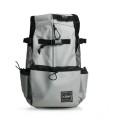 Woolala Grey S Dog Carrier Bag, Head-Out Ventilated Pet Backpack