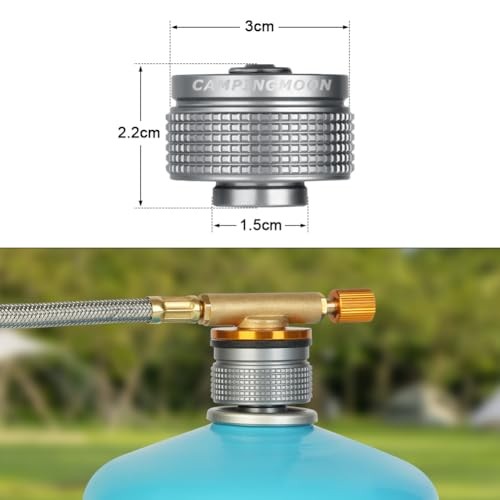 Adiwo gas tank refill adapter, aluminium alloy, Grey-z03-1