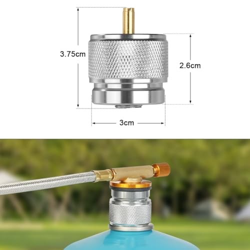 Adiwo Gas Tank Refill Adapter, Grey-round-1