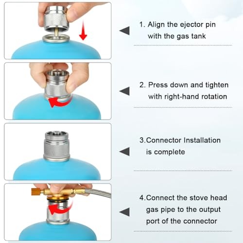 Adiwo Gas Tank Refill Adapter, Grey-round-3