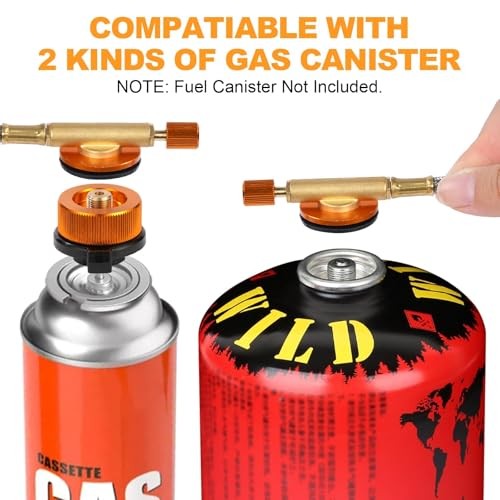 Adiwo Portable Camping Gas Stove, 3500W Single Burner with Piezo Ignition-8
