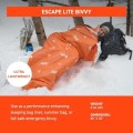 survive outdoors longer Adventure Medical Kits Escape Lite Bivvy Shelter, Orange, 156 g, 810 mm x 2080 mm