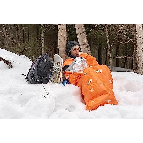survive outdoors longer Adventure Medical Kits Escape Lite Bivvy Shelter, Orange, 156 g, 810 mm x 2080 mm-9