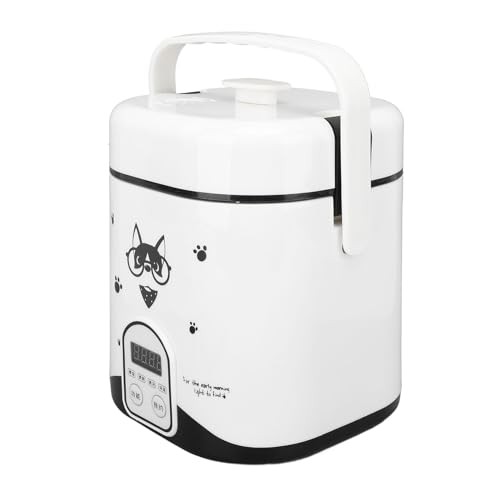 AKLOSIPY 24V Truck Rice Cooker with Non-Stick Inner Pot and Steaming Tray