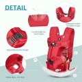 ALLSOPETS Dog Front Carrier Backpack, Fire Red, L
