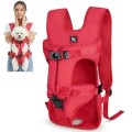 ALLSOPETS Dog Front Carrier Backpack, Fire Red, M