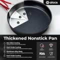Alocs Camping Cookware Set, 2L + 1.4L + 1L Pots and 7.5-inch Non-stick Pan