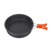 NiuLumea Alumina Non-Stick Camping Frying Pan, Foldable, Large