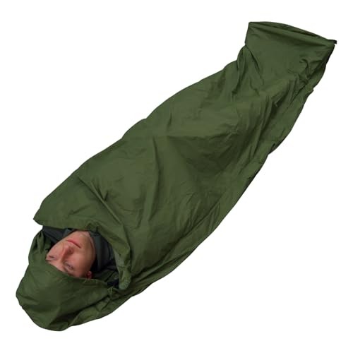 Andes Olive Green Waterproof Bivvy Bag Sleeping Bag Cover, 235 x 85cm-1