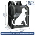 Apollo Walker Grey Cat and Dog Carrier, Breathable Mesh, 2 to 15 kg