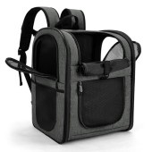 Apollo Walker Grey Cat and Dog Carrier, Breathable Mesh, 2 to 15 kg