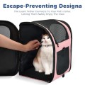 Apollo Walker Pink Cat and Dog Carrier, Breathable Mesh Pet Carrier for Pets 2-15 kg