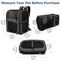 Apollo Walker Expandable Pet Carrier Backpack, Gray Expansion