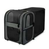 Apollo Walker Expandable Pet Carrier Backpack, Gray Expansion