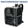 Apollo Walker Expandable Pet Carrier Backpack, Gray Expansion