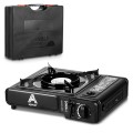 Aspect Single Burner Camping Stove with Carry Case, Black, Stove Only
