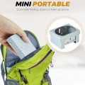 Azwood Portable Solid Fuel Stove, Foldable Alcohol Burner, Pocket Size, Updated Model