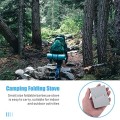Azwood Portable Foldable Solid Fuel Stove, Pocket Size, Regular Model