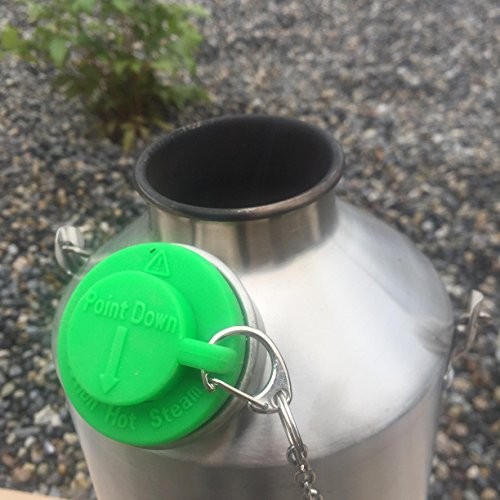 Kelly Kettle Base Camp Basic Kit 1.6 L Stainless Steel Camping Kettle with Cook Set and Pot Support-8