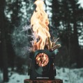 überleben Stöker Flat Pack Wood Camping Stove, Carbon Black