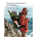 besrey Baby Backpack Carrier with 3-Height Safety Seat, Adjustable Straps and Waist Belt, Foldable Frame, Lightweight Large Capacity Child Carrier, Army Green