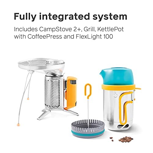 BioLite CampStove 2+ Complete Kit wood-burning camp stove with USB charging-2