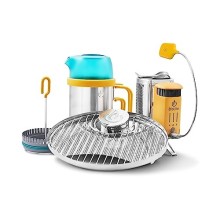 BioLite CampStove 2+ Complete Kit wood burning camp stove with USB charging