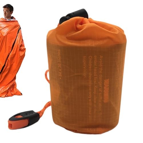 Generic Lightweight Waterproof Bivy Sack Sleeping Bag, thermal compact survival shelter-8