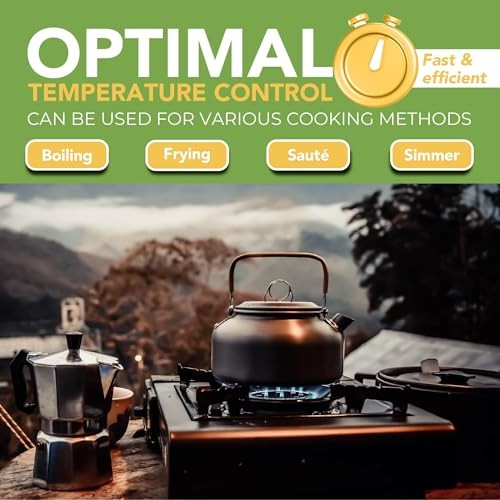 BLOSTM Portable Single Burner Camping Gas Stove with Automatic Ignition-3