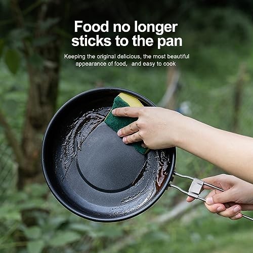 Boundless Voyage 1L Titanium Non-stick Camping Frying Pan, 18.8cm-4