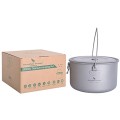Boundless Voyage Titanium Pot and Pan Set, 2900 ml, Folding Handle
