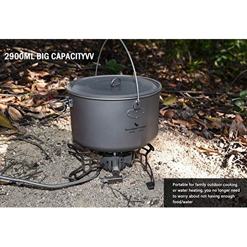 Boundless Voyage Titanium Pot and Pan Set, 2900 ml, Folding Handle-6