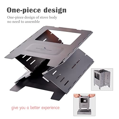 Boundless Voyage Folding Titanium Wood Burning Camping Stove Ti2010C-2