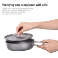 Boundless Voyage Titanium Induction Frying Pan with Lid, 8 inch, Ti2065C, non-stick 1pc